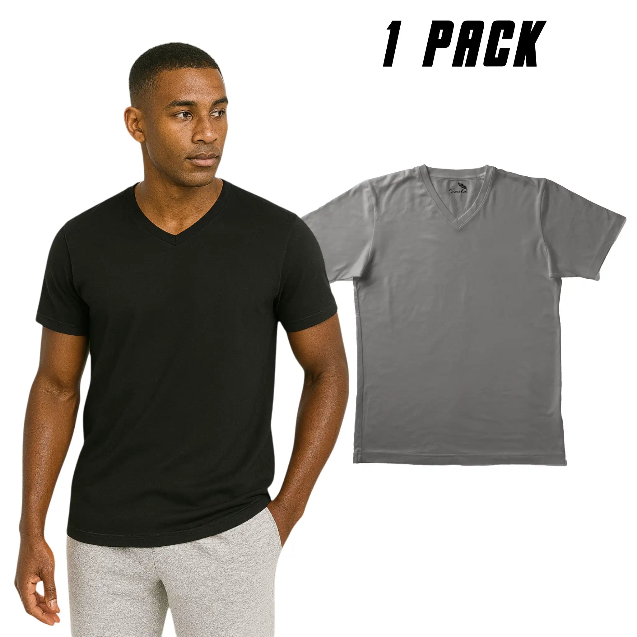 Sada V-Neck T-Shirt (1 Pack)