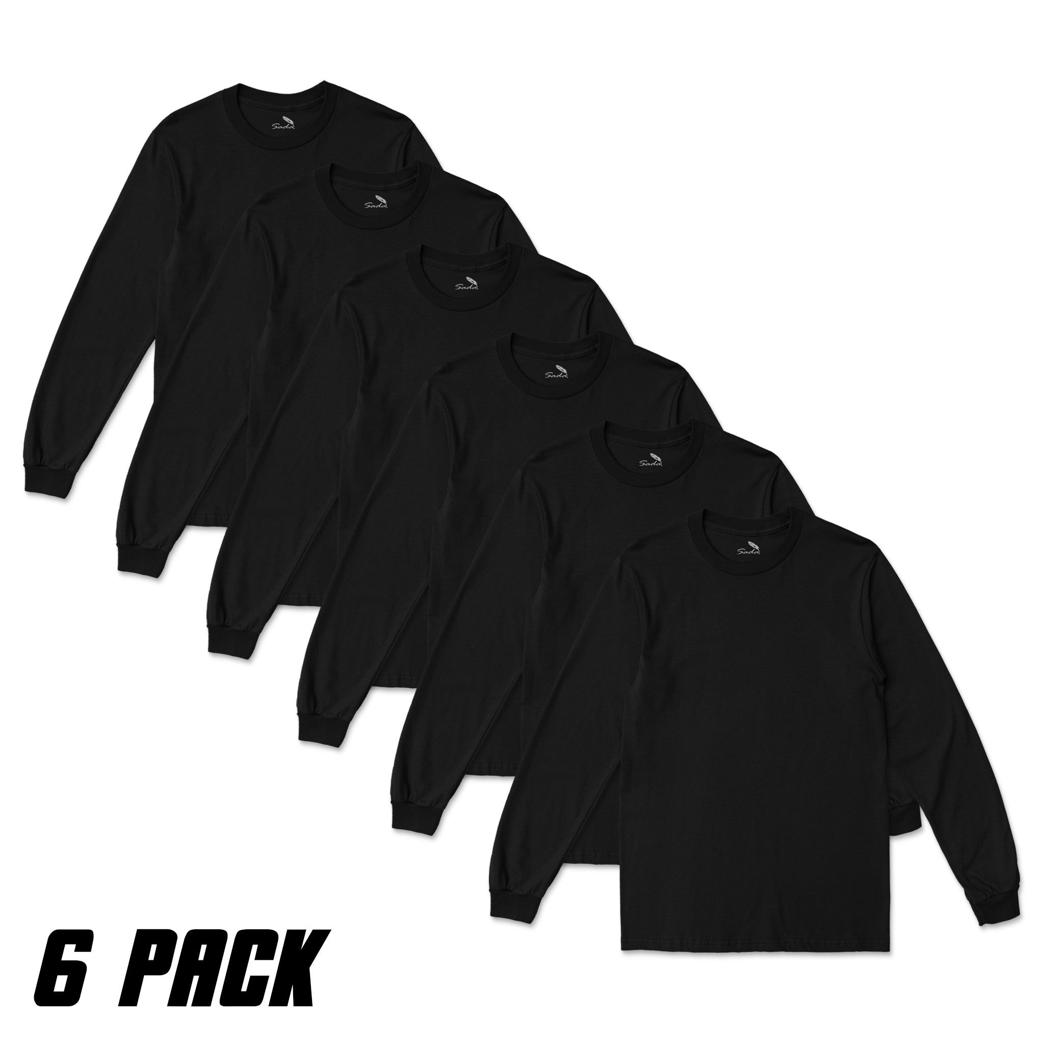 Sada Long Sleeve T-Shirt (6 Pack)