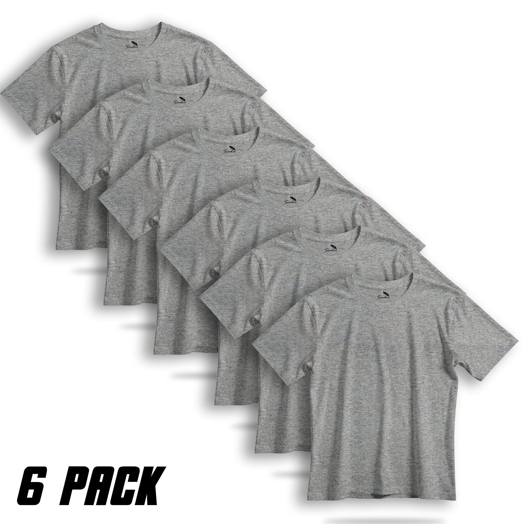 Sada Crew Neck T-Shirts (6 Pack)