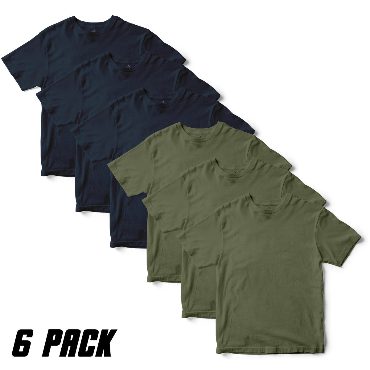 Sada Crew Neck T-Shirts (6 Pack)