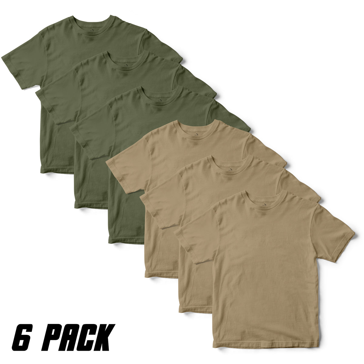 Sada Crew Neck T-Shirts (6 Pack)