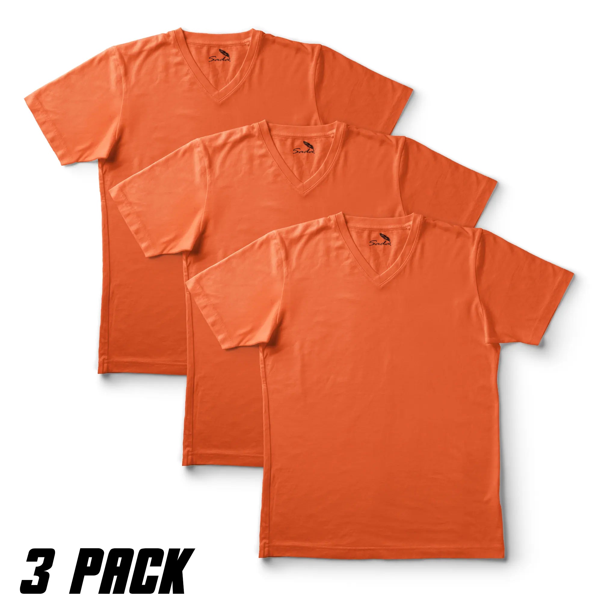 Sada V-Neck T-Shirts (3 Pack)
