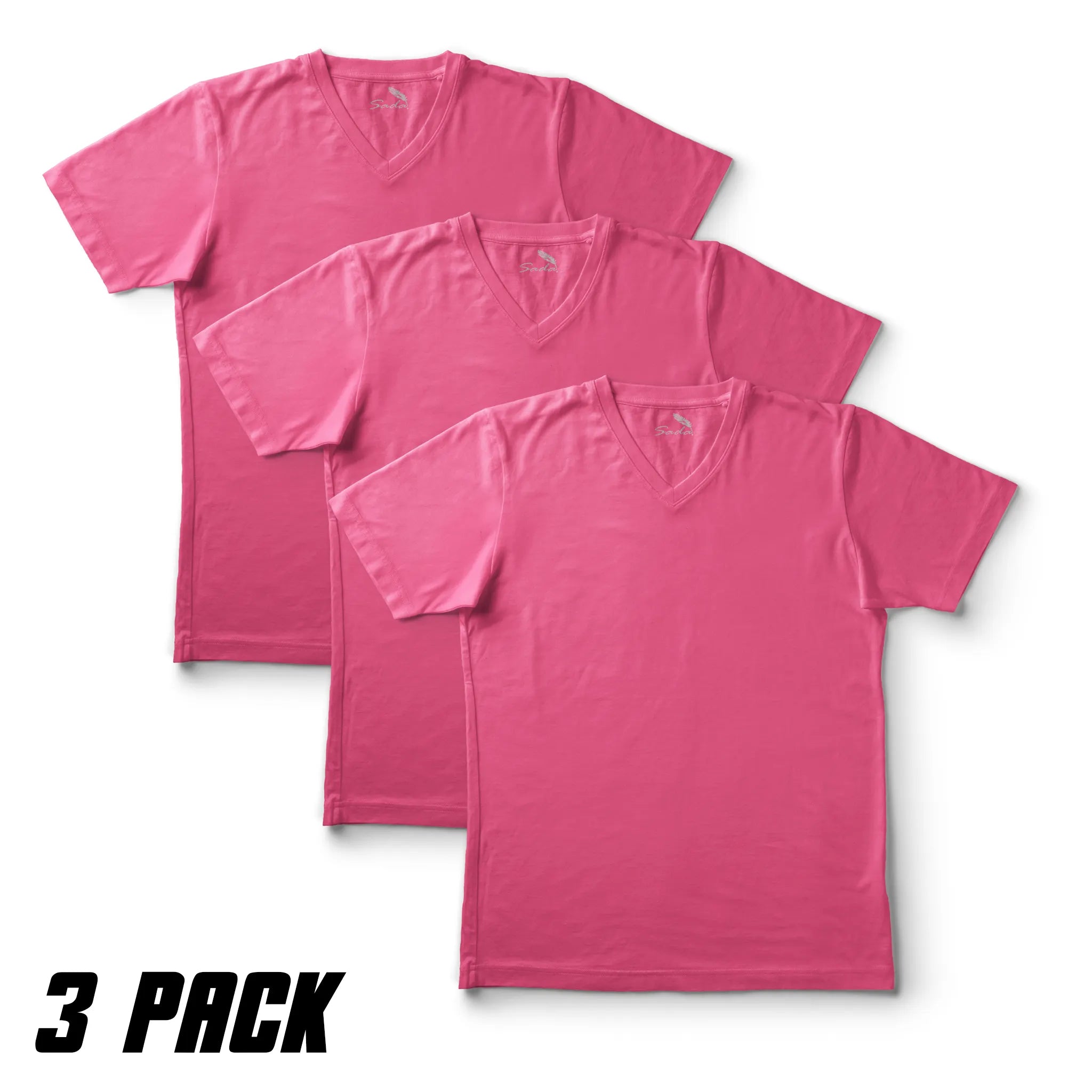 Sada V-Neck T-Shirts (3 Pack)