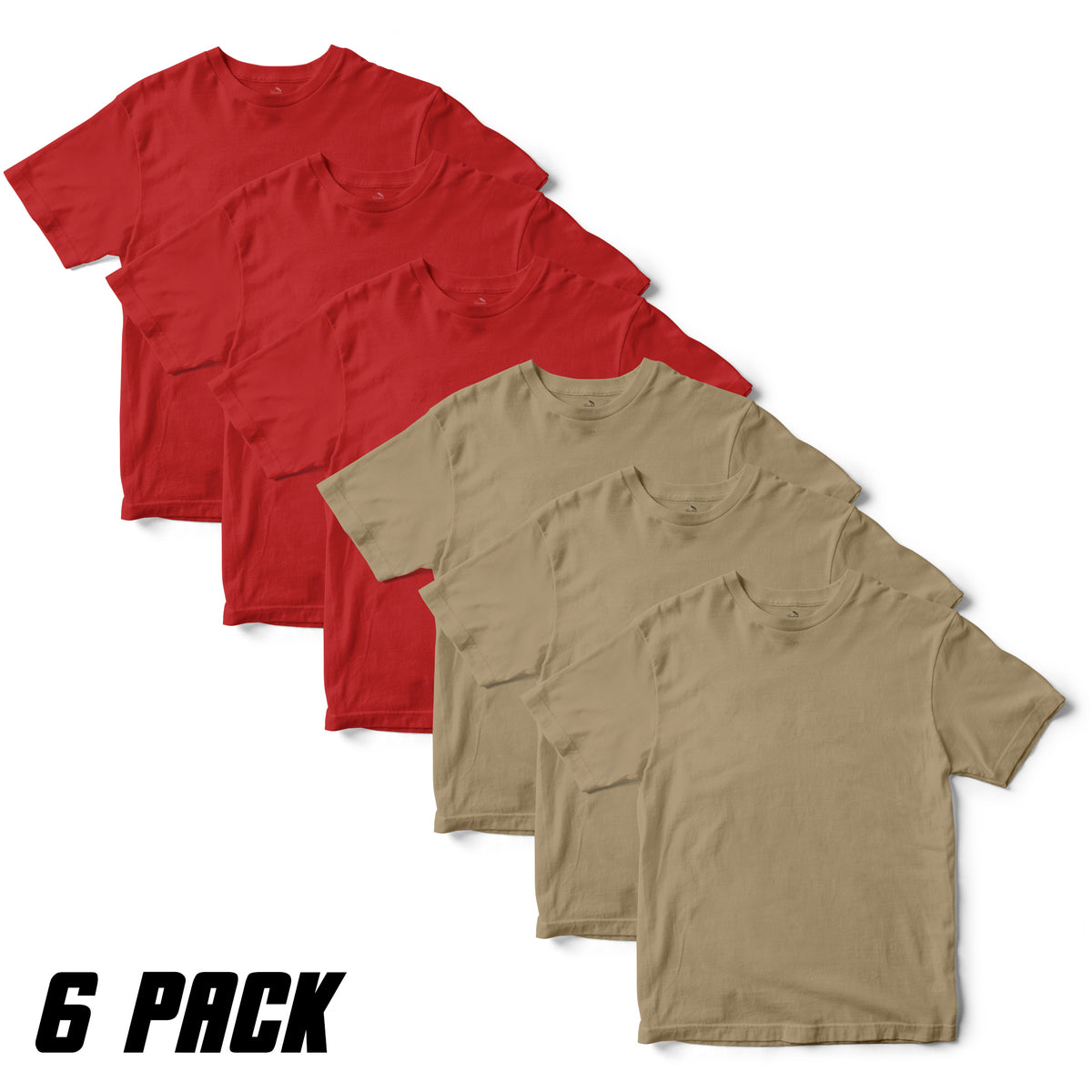 Sada Crew Neck T-Shirts (6 Pack)