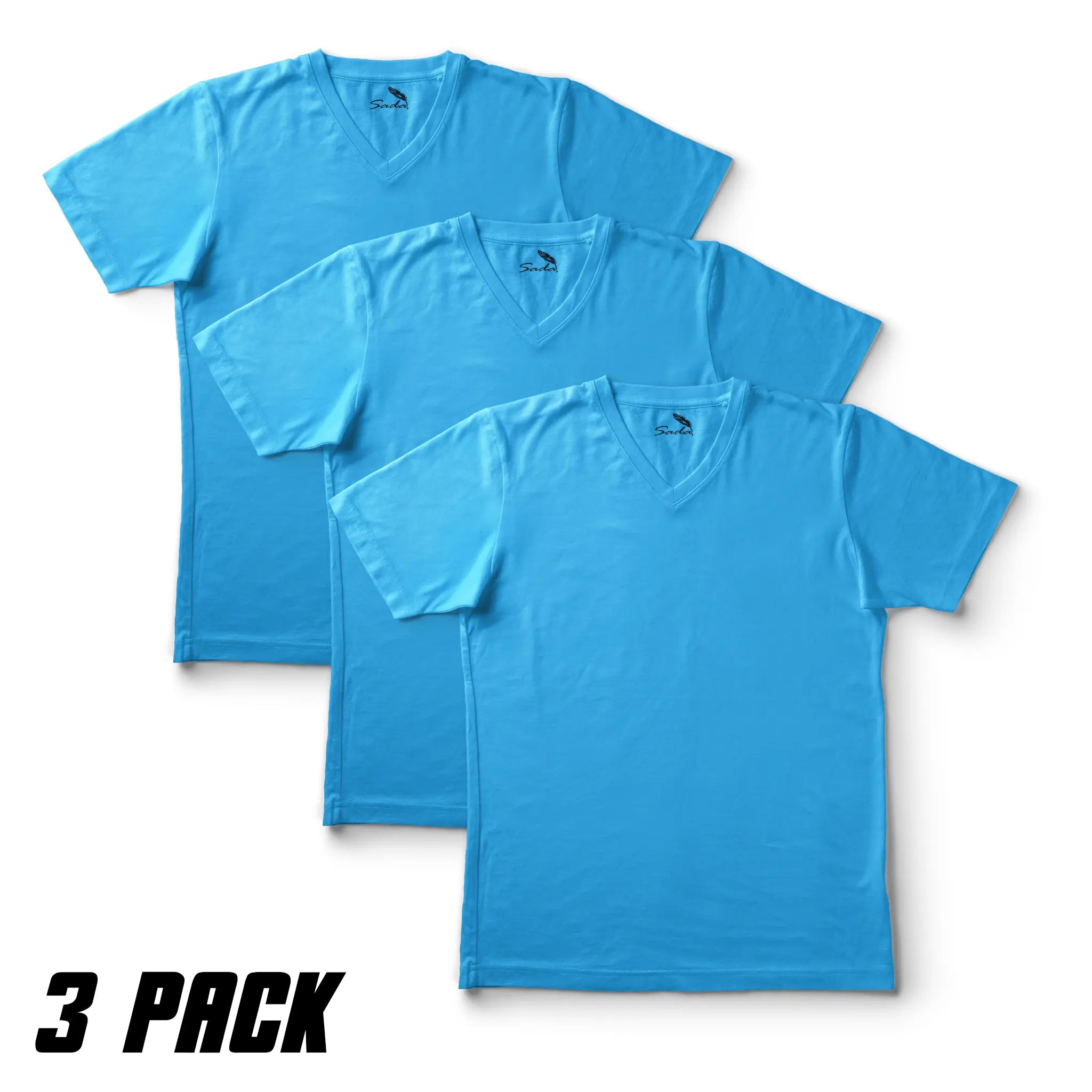 Sada V-Neck T-Shirts (3 Pack)