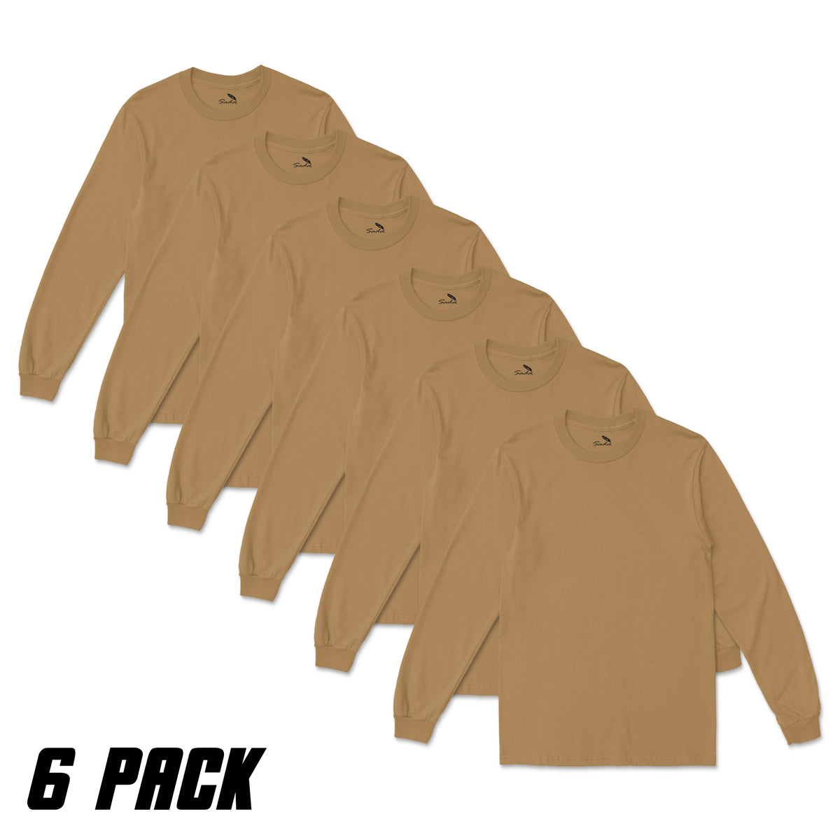 Sada Long Sleeve T-Shirt (6 Pack)