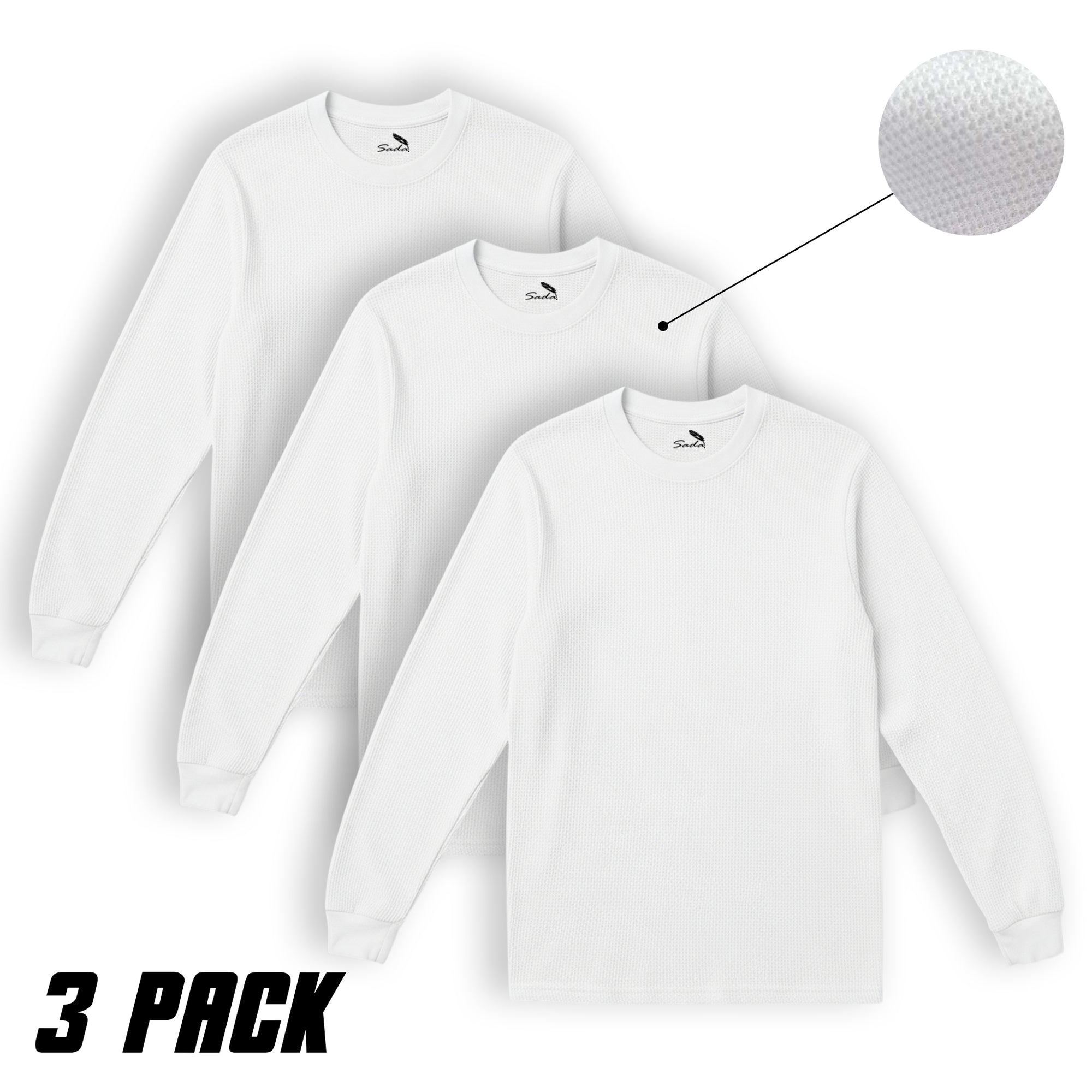 Sada Thermal Long Sleeve T-Shirt (3 Pack)