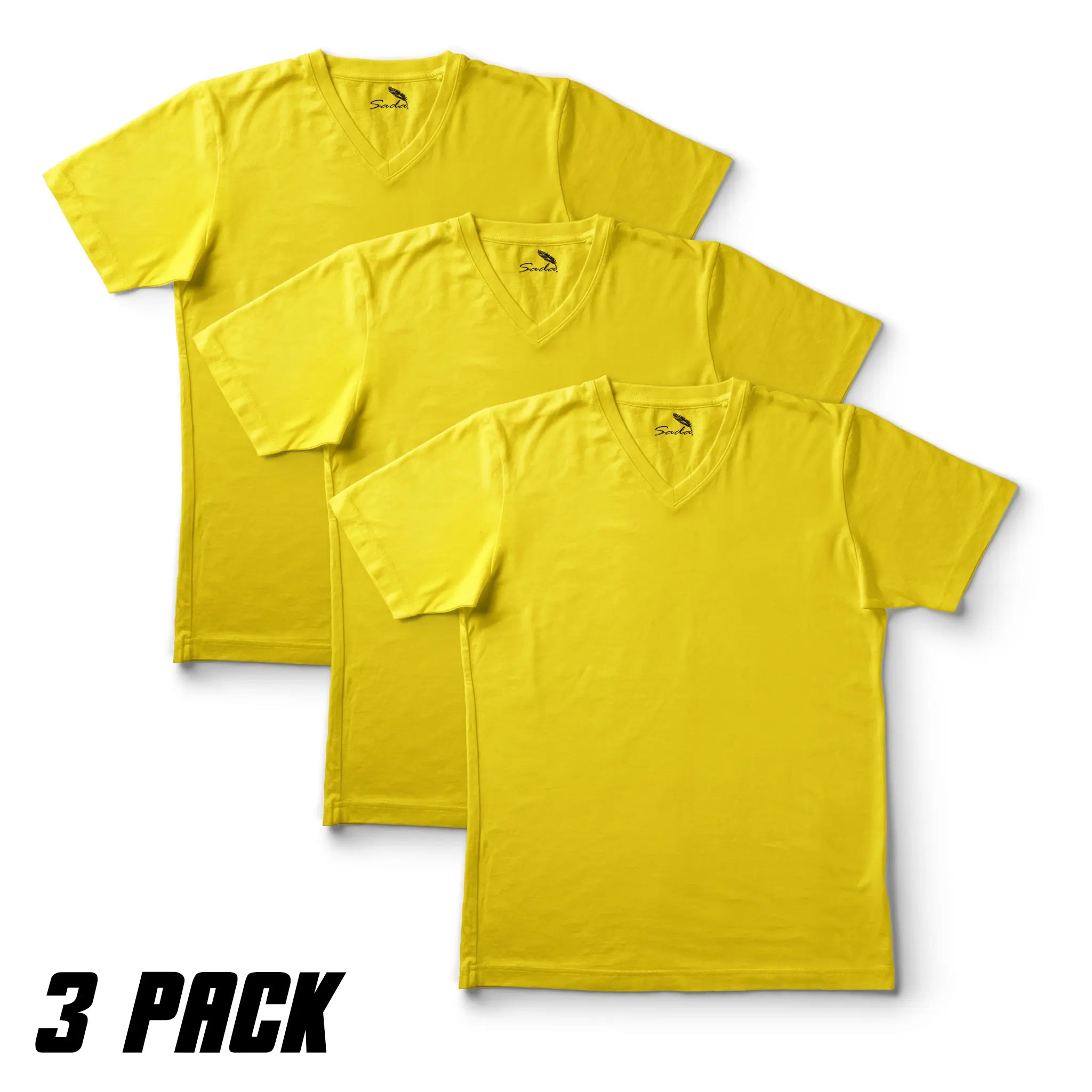 Sada V-Neck T-Shirts (3 Pack)